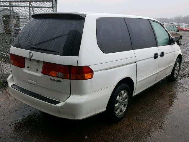 2HKRL18532H577583 - 2002 HONDA ODYSSEY LX WHITE photo 4