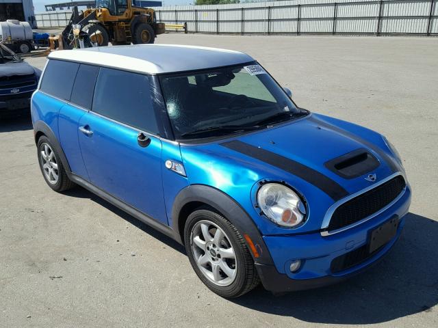 WMWMM33598TP70879 - 2008 MINI COOPER S C BLUE photo 1