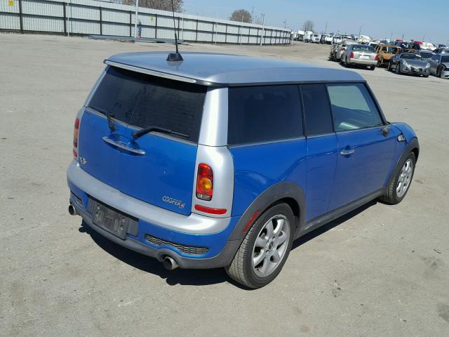 WMWMM33598TP70879 - 2008 MINI COOPER S C BLUE photo 4