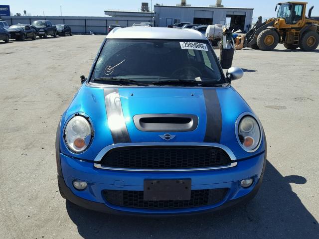 WMWMM33598TP70879 - 2008 MINI COOPER S C BLUE photo 9