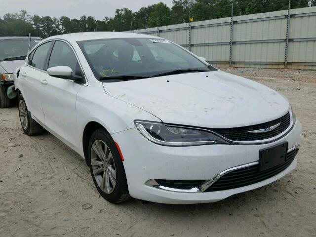 1C3CCCAB3FN740955 - 2015 CHRYSLER 200 LIMITE WHITE photo 1