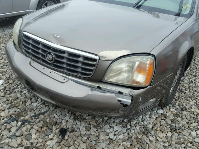 1G6KE54Y73U251525 - 2003 CADILLAC DEVILLE DH TAN photo 9