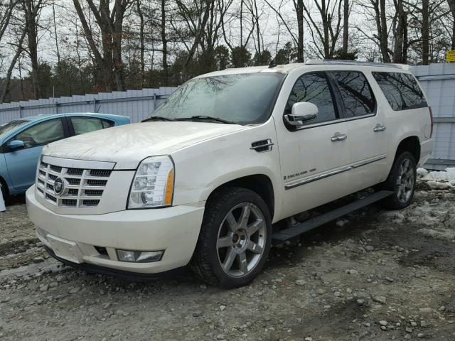 1GYFK66897R317585 - 2007 CADILLAC ESCALADE E WHITE photo 2