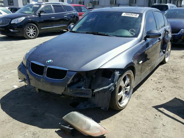 WBAVB13546PT06273 - 2006 BMW 325 I GRAY photo 2