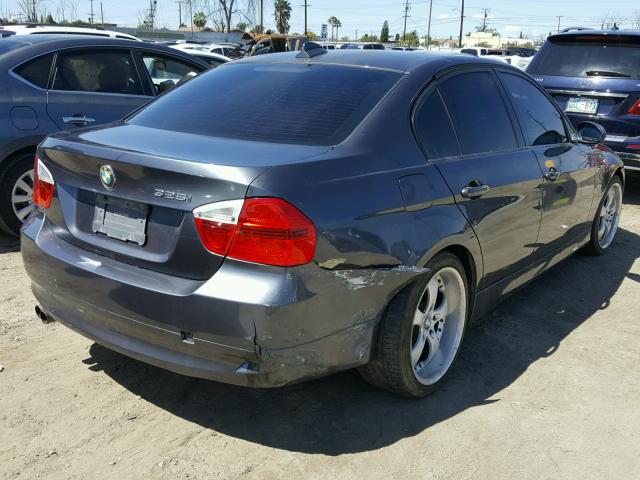 WBAVB13546PT06273 - 2006 BMW 325 I GRAY photo 4