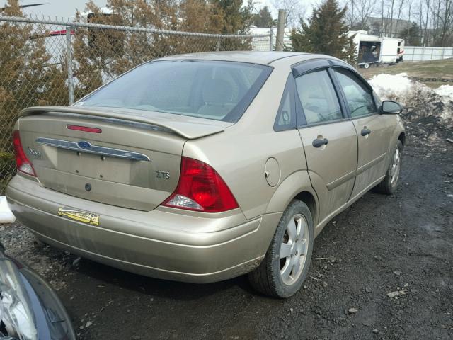 1FAFP38382W233104 - 2002 FORD FOCUS ZTS GOLD photo 4