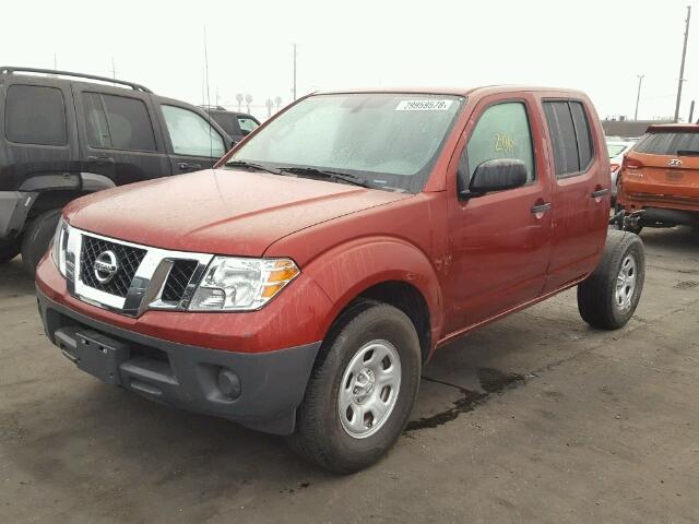 1N6AD0ER9GN900292 - 2016 NISSAN FRONTIER S RED photo 2