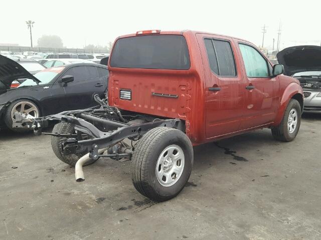1N6AD0ER9GN900292 - 2016 NISSAN FRONTIER S RED photo 4