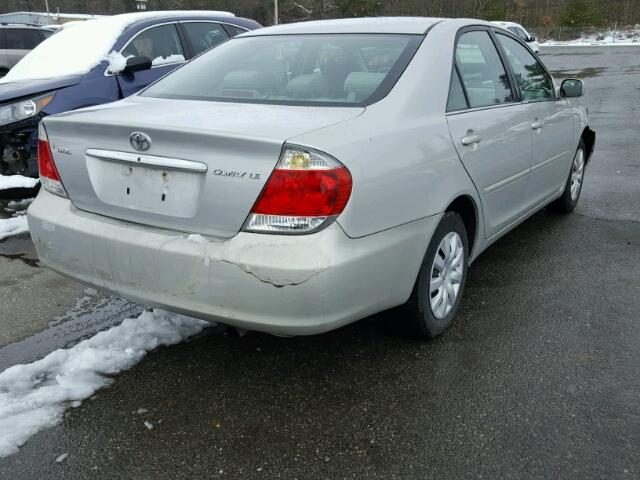 4T1BE32K26U660810 - 2006 TOYOTA CAMRY LE SILVER photo 4