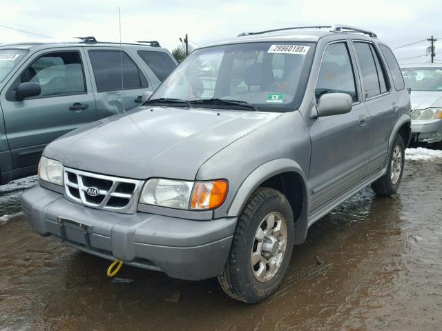 KNDJA723515704880 - 2001 KIA SPORTAGE SILVER photo 2