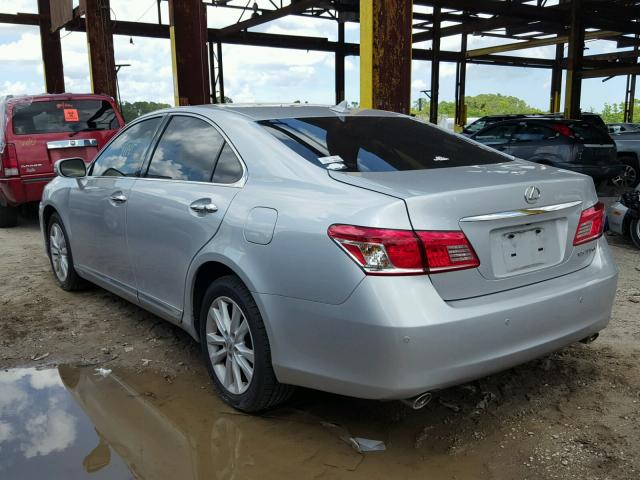 JTHBK1EG9C2499869 - 2012 LEXUS ES 350 SILVER photo 3