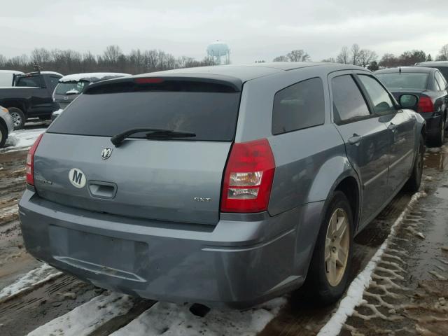 2D4FV47V87H842307 - 2007 DODGE MAGNUM SXT GRAY photo 4