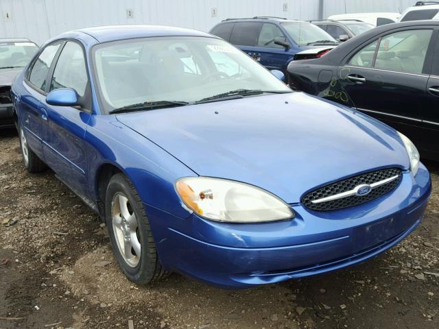 1FAFP53U93G231062 - 2003 FORD TAURUS SE BLUE photo 1