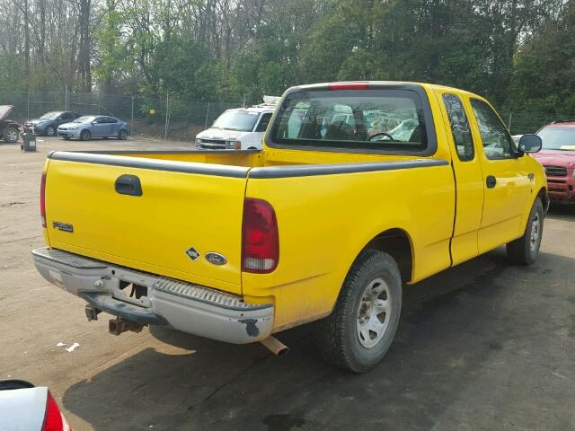 1FTRX27Z5XKB64037 - 1999 FORD F250 YELLOW photo 4