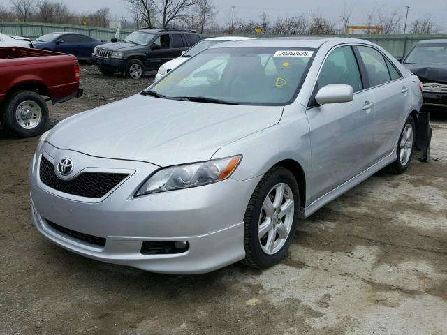 4T1BE46K57U645509 - 2007 TOYOTA CAMRY NEW SILVER photo 2