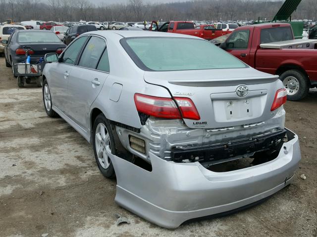 4T1BE46K57U645509 - 2007 TOYOTA CAMRY NEW SILVER photo 3
