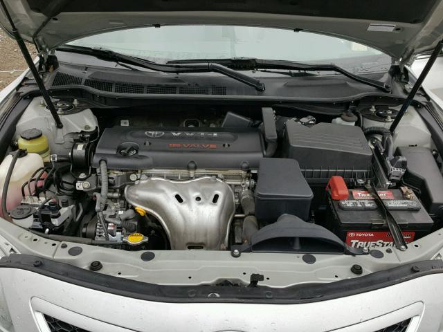 4T1BE46K57U645509 - 2007 TOYOTA CAMRY NEW SILVER photo 7