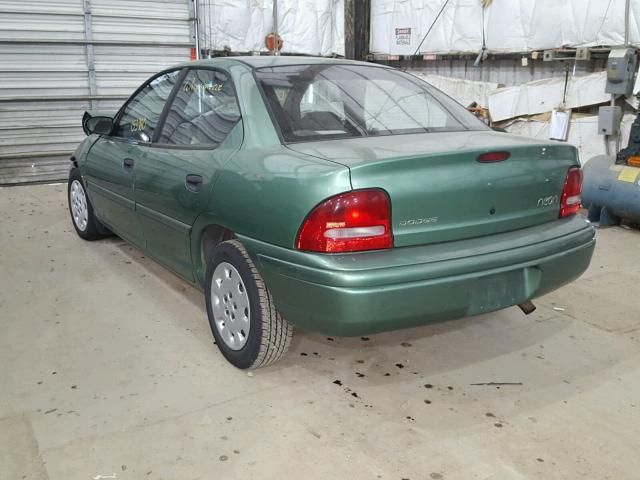 3B3ES47C1XT502652 - 1999 DODGE NEON HIGHL GREEN photo 3