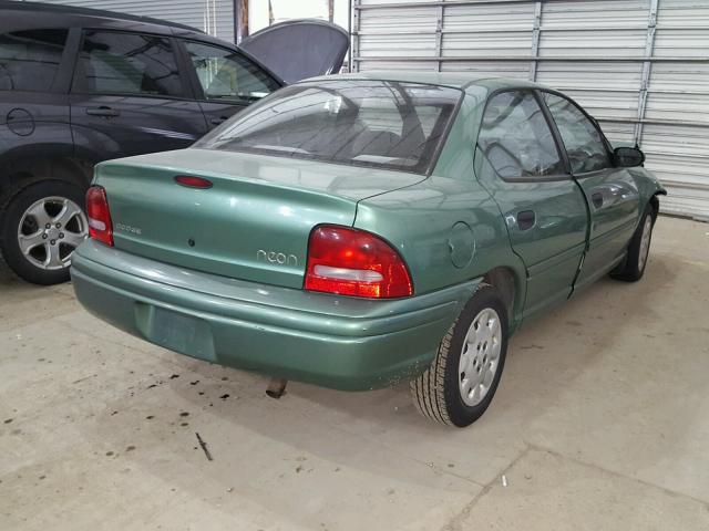 3B3ES47C1XT502652 - 1999 DODGE NEON HIGHL GREEN photo 4