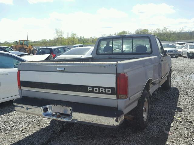 1FTEF15N2NLA65985 - 1992 FORD F150 GRAY photo 4