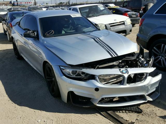 WBS3U9C59FJ968283 - 2015 BMW M4 BLUE photo 1