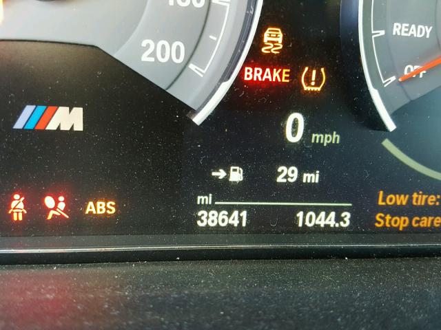 WBS3U9C59FJ968283 - 2015 BMW M4 BLUE photo 8