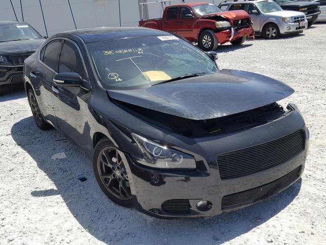 1N4AA5AP3CC853446 - 2012 NISSAN MAXIMA S BLACK photo 1