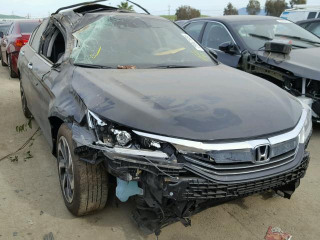 1HGCR2F93HA033585 - 2017 HONDA ACCORD EXL BLACK photo 1