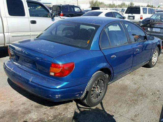 1G8ZH5288YZ267503 - 2000 SATURN SL1 BLUE photo 4