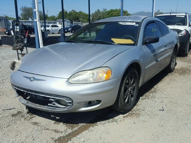 4C3AG42H62E154568 - 2002 CHRYSLER SEBRING LX SILVER photo 2