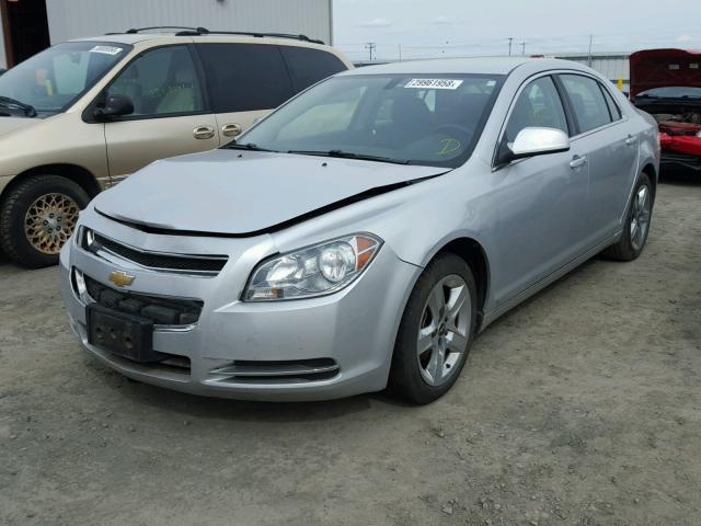 1G1ZH57B79F121163 - 2009 CHEVROLET MALIBU 1LT SILVER photo 2