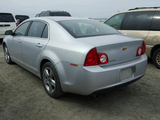 1G1ZH57B79F121163 - 2009 CHEVROLET MALIBU 1LT SILVER photo 3