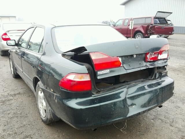 1HGCG1658YA009540 - 2000 HONDA ACCORD EX GREEN photo 3