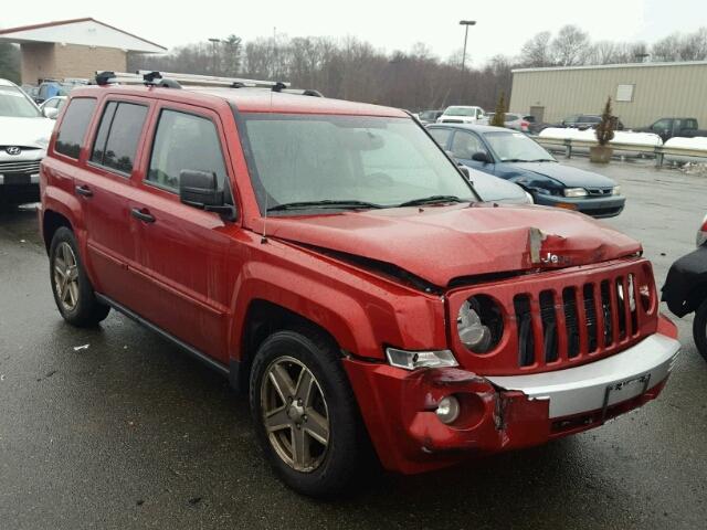 1J8FF48W17D311294 - 2007 JEEP PATRIOT LI RED photo 1