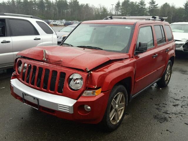 1J8FF48W17D311294 - 2007 JEEP PATRIOT LI RED photo 2