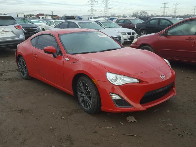 JF1ZNAA19D2715848 - 2013 TOYOTA SCION FR-S წითელი ფოტო 1
