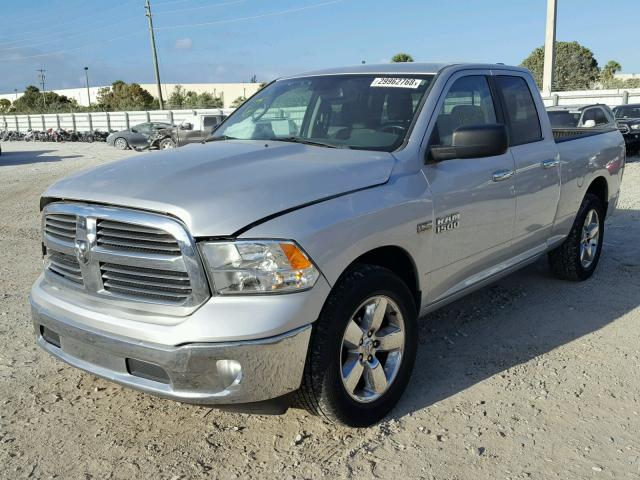 1C6RR6GT5FS541193 - 2015 RAM 1500 SLT SILVER photo 2