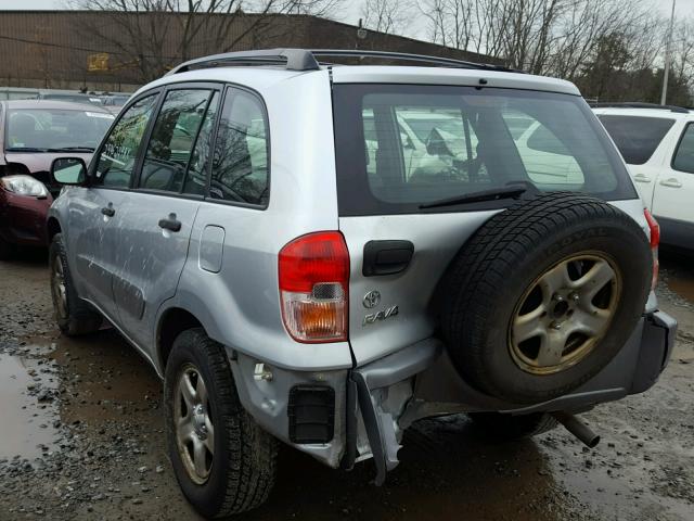 JTEHH20VX36070444 - 2003 TOYOTA RAV4 SILVER photo 3