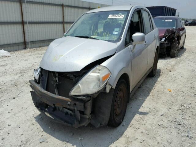 3N1BC11EX9L407374 - 2009 NISSAN VERSA S SILVER photo 2