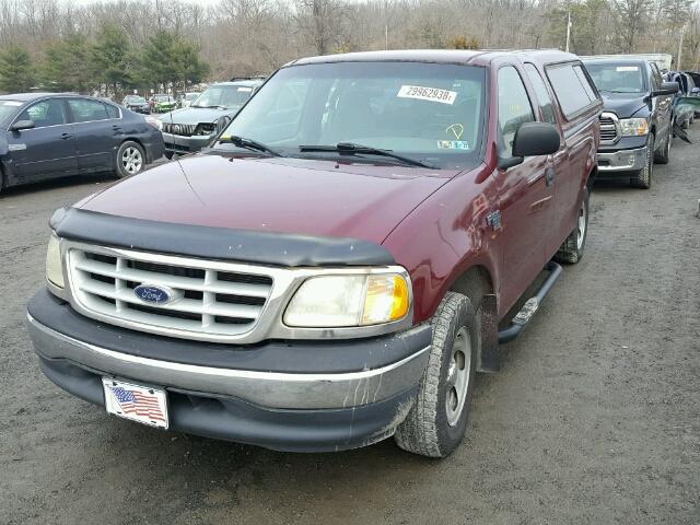 1FTRX17W6XNC13714 - 1999 FORD F150 MAROON photo 2