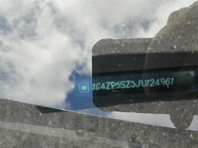 1G4ZP5SZ3JU124961 - 2018 BUICK LACROSSE E GRAY photo 10