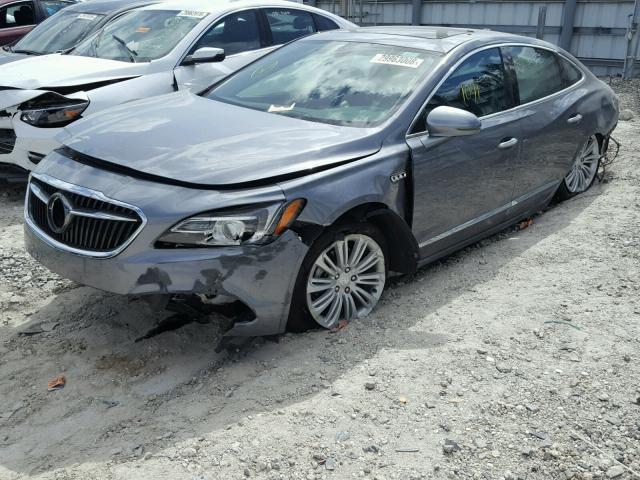 1G4ZP5SZ3JU124961 - 2018 BUICK LACROSSE E GRAY photo 2