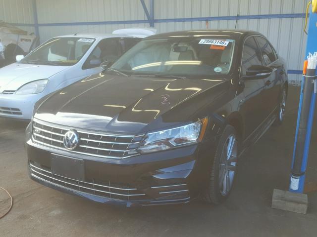 1VWDT7A33HC005744 - 2017 VOLKSWAGEN PASSAT R-L BLACK photo 2