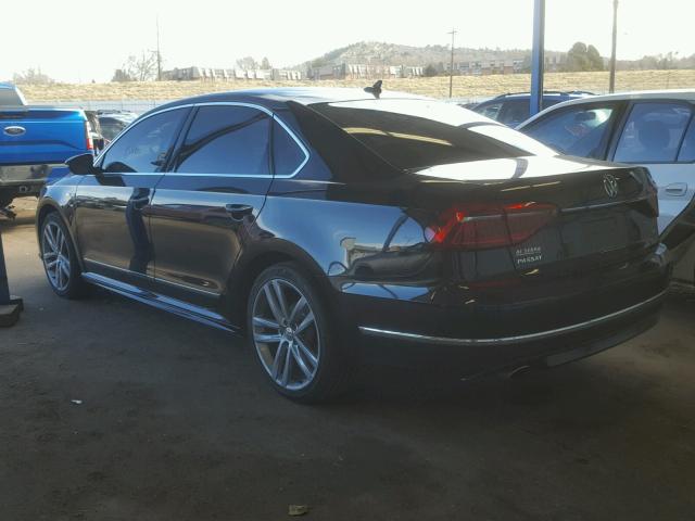 1VWDT7A33HC005744 - 2017 VOLKSWAGEN PASSAT R-L BLACK photo 3