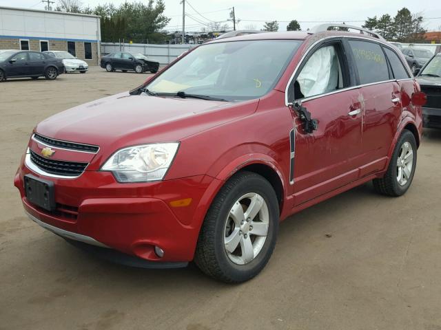 3GNAL3E52CS626526 - 2012 CHEVROLET CAPTIVA SP RED photo 2