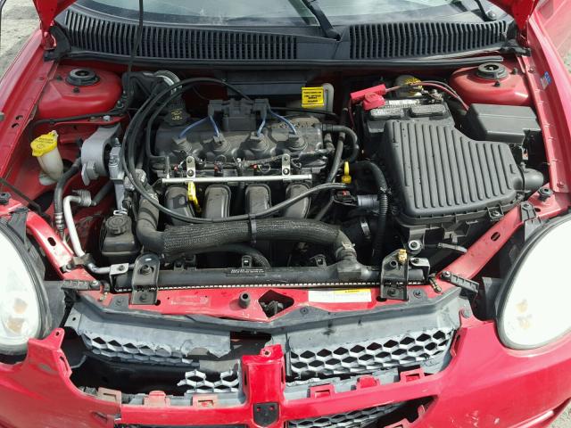 1B3ES56C85D252773 - 2005 DODGE NEON SXT RED photo 7