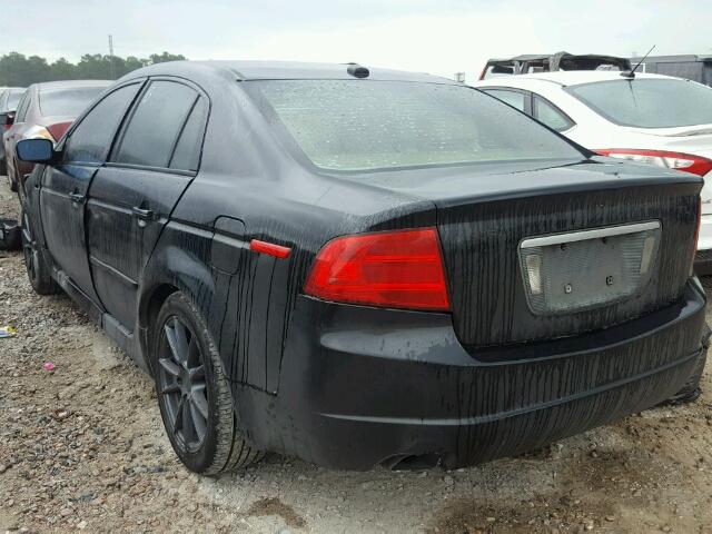 19UUA66254A024371 - 2004 ACURA TL BLACK photo 3