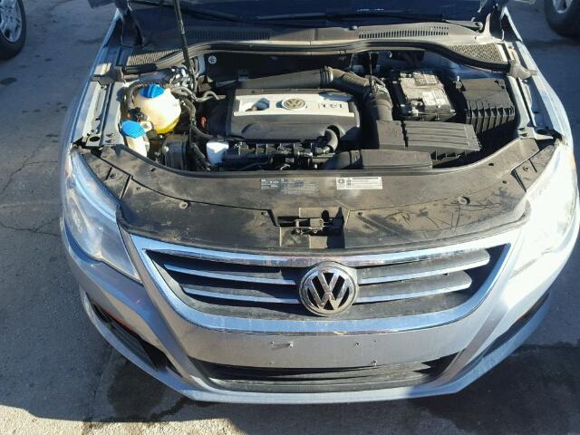 WVWHN7AN2BE702799 - 2011 VOLKSWAGEN CC LUXURY BLUE photo 7