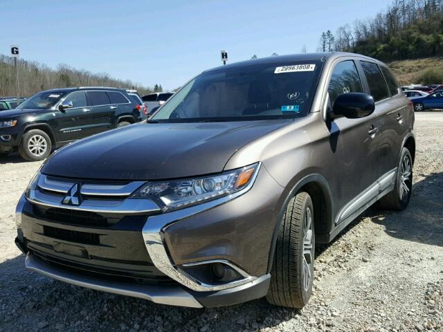 JA4AD2A38HZ050448 - 2017 MITSUBISHI OUTLANDER GRAY photo 2