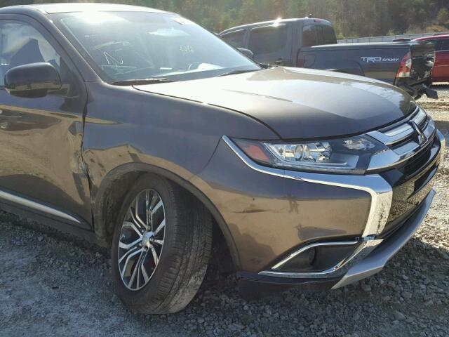 JA4AD2A38HZ050448 - 2017 MITSUBISHI OUTLANDER GRAY photo 9